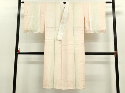平和屋着物■長襦袢　袷　菊地紋　暈し染め　正絹　逸品　CABD0956ze