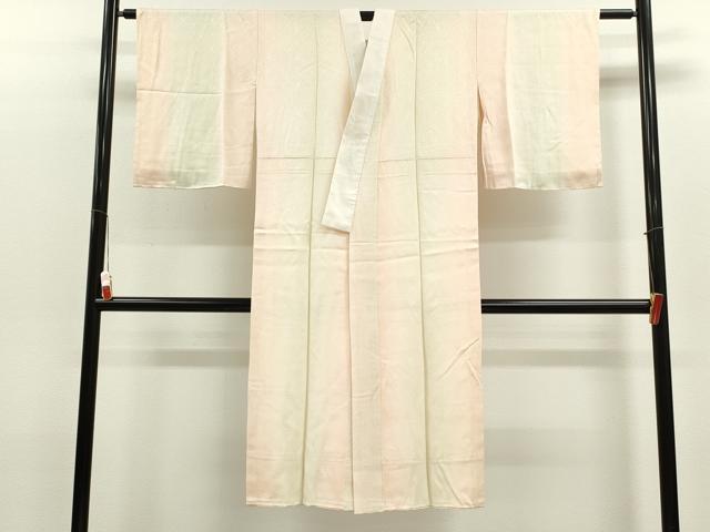 平和屋着物■長襦袢　袷　菊地紋　暈し染め　正絹　逸品　CABD0956ze