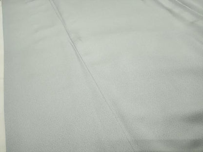 平和屋着物●上質な色無地　薄雲鼠色　正絹　逸品　CABC8188gh