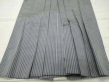 平和屋着物●男性　馬乗り袴　縞　正絹　逸品　CABC8184gh