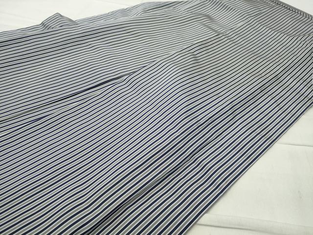 平和屋着物●男性　馬乗り袴　縞　正絹　逸品　CABC8184gh