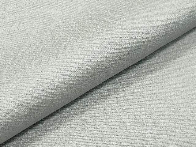 平和屋着物●上質な色無地　薄雲鼠色　正絹　逸品　CABC8188gh