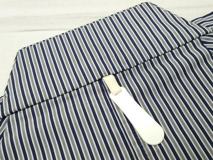 平和屋着物●男性　馬乗り袴　縞　正絹　逸品　CABC8184gh