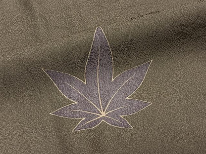 平和屋着物∞道中着　舞葉文　正絹　逸品　CABC3186ua