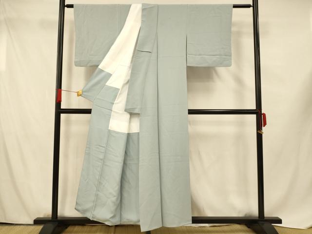 平和屋着物■上質な色無地 秘色色 正絹 逸品 AABF8396fw