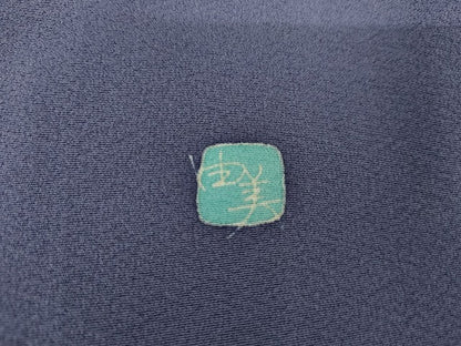 平和屋着物●本加賀友禅作家　松島由美　訪問着　花唐草文　暈し染め　やまと金ラベル　ロング丈　正絹　逸品　AABG0399cs