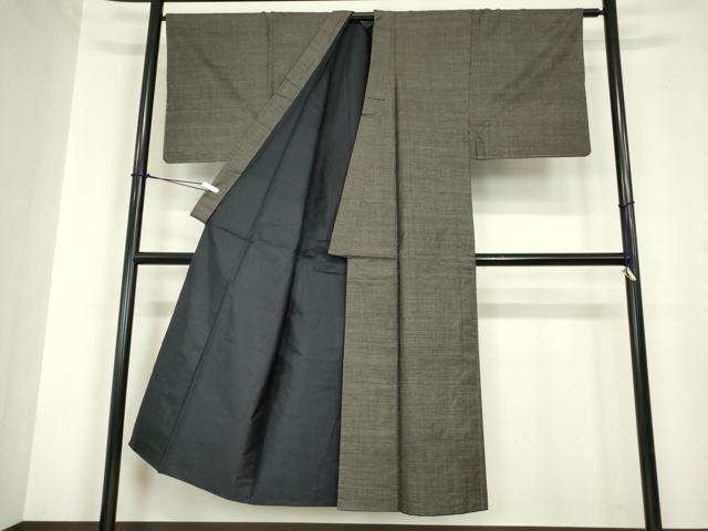 平和屋着物●男性　本場大島紬　アンサンブル　100亀甲　総詰め　証紙付き　正絹　逸品　DABC3035az