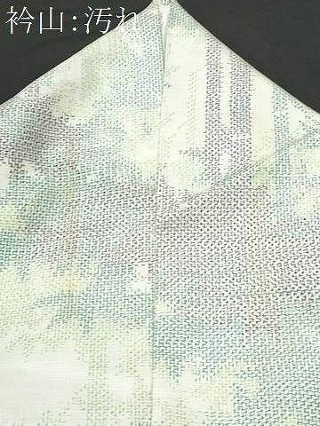 平和屋着物■上質な紬 笹竹文 正絹 逸品 CABC9130fb