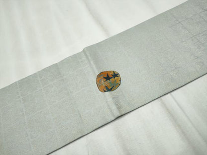 平和屋着物●北大路魯山人 　九寸名古屋帯　蟹　金彩　正絹　逸品　CABD5739hy