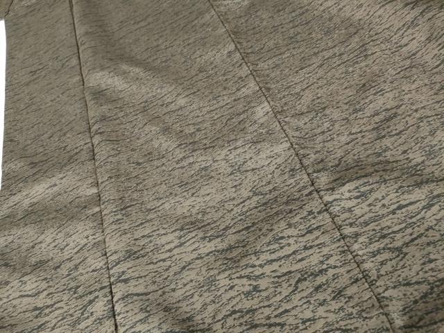 平和屋着物●お召　霞文　正絹　逸品　AABG2778cs