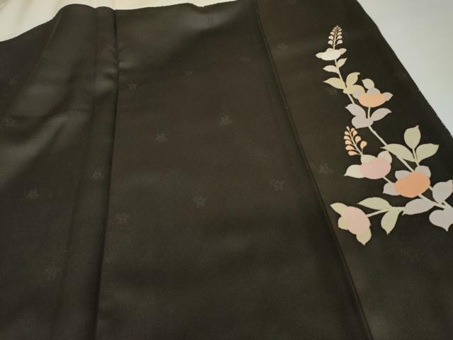 平和屋着物●訪問着 枝花丸文 暈し染め 正絹 逸品 AABG2779cs