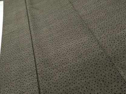平和屋着物●本場大島紬 泥染め カタス7マルキ 散らし文様 正絹 逸品 AABG3493cs