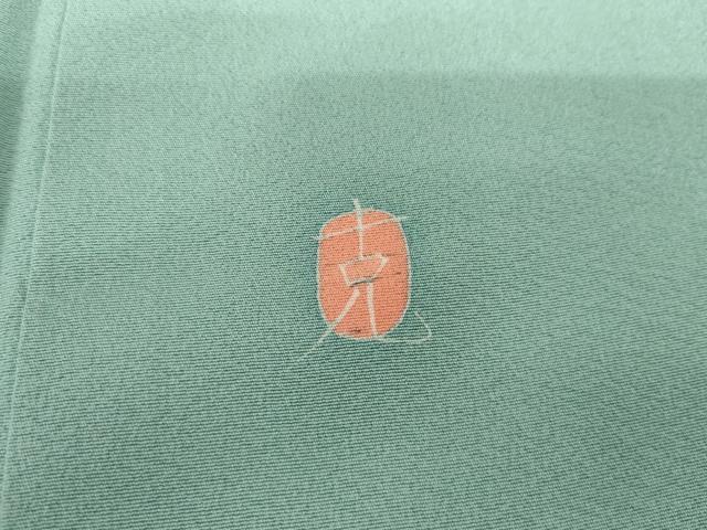 平和屋着物●本加賀友禅作家 南克治 訪問着 飾花文 暈し染め 浜ちりめん 反端付き 正絹 逸品 AABG3488cs