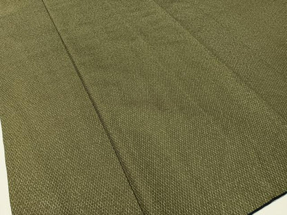 平和屋着物●男性　お召　アンサンブル　100亀甲　総詰め　正絹　逸品　CABC9962vp