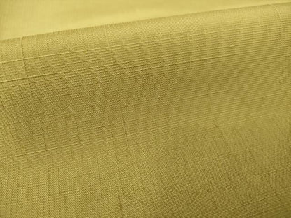 平和屋着物●本場小千谷　生紬　霞文　暈し染め　反端付き　正絹　逸品　AABG2654ck