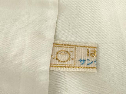 平和屋着物●本場小千谷　生紬　霞文　暈し染め　反端付き　正絹　逸品　AABG2654ck