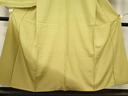 平和屋着物●本場小千谷　生紬　霞文　暈し染め　反端付き　正絹　逸品　AABG2654ck
