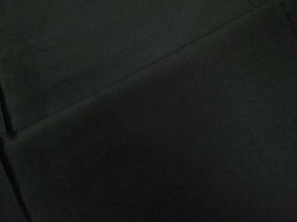 平和屋着物●男性　黒紋付　羽織セット　羽裏：風景文　正絹　逸品　未使用　CABC6893yc