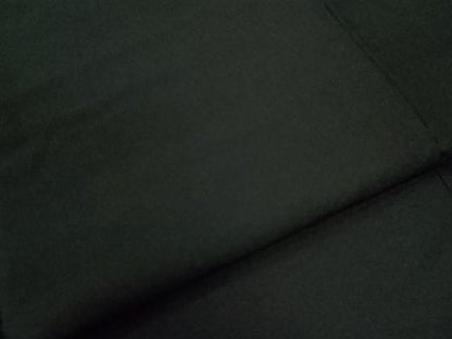 平和屋着物●男性　黒紋付　羽織セット　羽裏：風景文　正絹　逸品　未使用　CABC6893yc