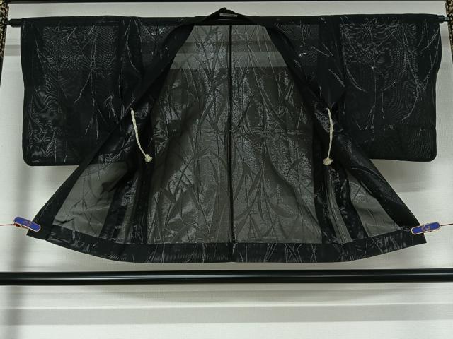 平和屋着物▽羽織 スリーシーズン 春夏秋 塵除け 草花文 正絹 逸品 AABG3797jh