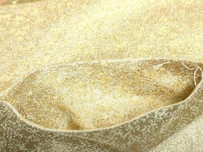 平和屋着物▼六通柄袋帯 作家物 正倉院更紗花文 金糸 正絹 逸品 DABC3083az