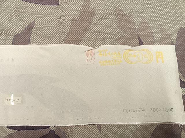 平和屋着物●上質な小紋　ろうけつ染め　花尽くし　丹後ちりめん　反端付き　正絹　逸品　未使用　AABG4081ph