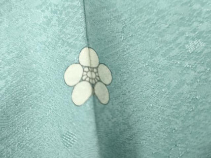 平和屋着物●上質な色無地　紋意匠　瓶覗色　正絹　逸品　未使用　AABG3572cs