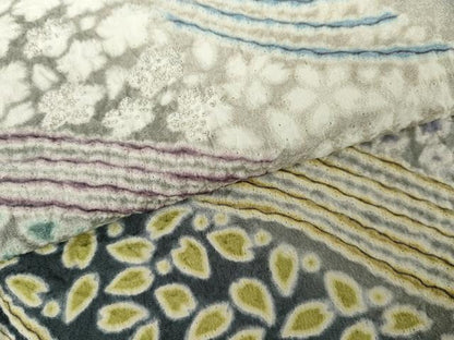 平和屋着物●訪問着　作家物　中国三大刺繍　相良刺繍　襲絞り　流水花文　暈し染め　さが美扱い　正絹　逸品　AABG3568cs