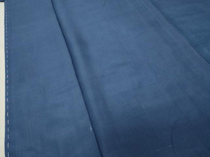 平和屋着物●男性　紬　色紋付　留紺色　正絹　逸品　CABC8311gh