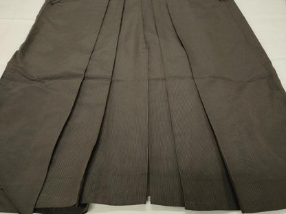 平和屋着物●男性　馬乗り袴　縞　正絹　逸品　CABC8346gh