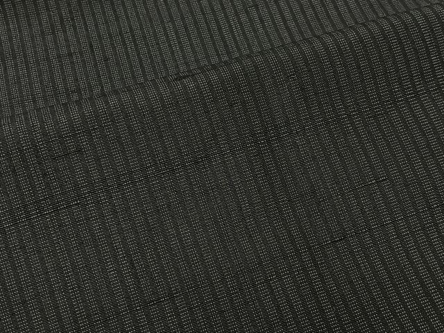 平和屋着物∞男性　長羽織　紬地　縞　正絹　逸品　CABD4563ua