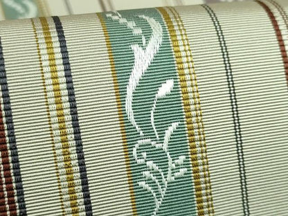 平和屋着物●極上　本場筑前博多織　両面　全通柄袋帯　花唐草間道　逸品　DZAB5314kh6