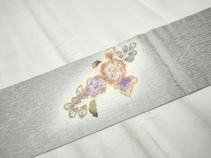 平和屋着物●九寸名古屋帯　絞り　辻が花　正絹　逸品　CABE0051hy