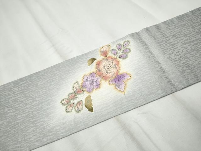 平和屋着物●九寸名古屋帯　絞り　辻が花　正絹　逸品　CABE0051hy
