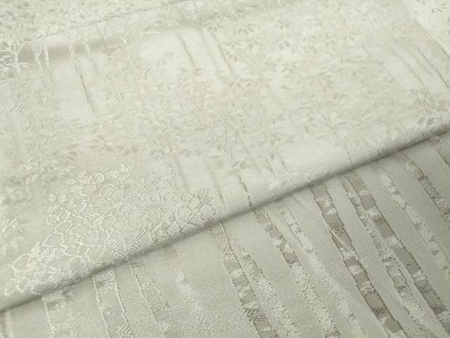 平和屋着物●上質な色無地　樹林地紋　素色　正絹　逸品　未使用　DABC3182az