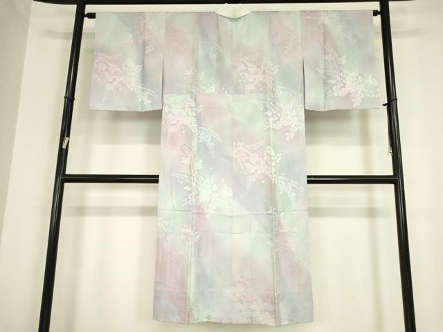 平和屋着物●長襦袢　無双仕立て　辻が花　暈し染め　やまと誂製　正絹　逸品　未使用　DABC3252az