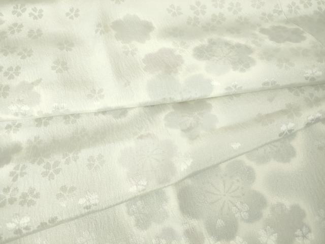平和屋着物●長襦袢　無双仕立て　舞桜文　暈し染め　やまと誂製　正絹　逸品　DABC3261az