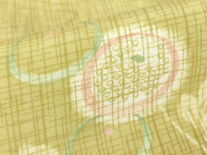 平和屋着物●長襦袢　袷　枝菊文　さが美扱い　正絹　逸品　DABC3276az