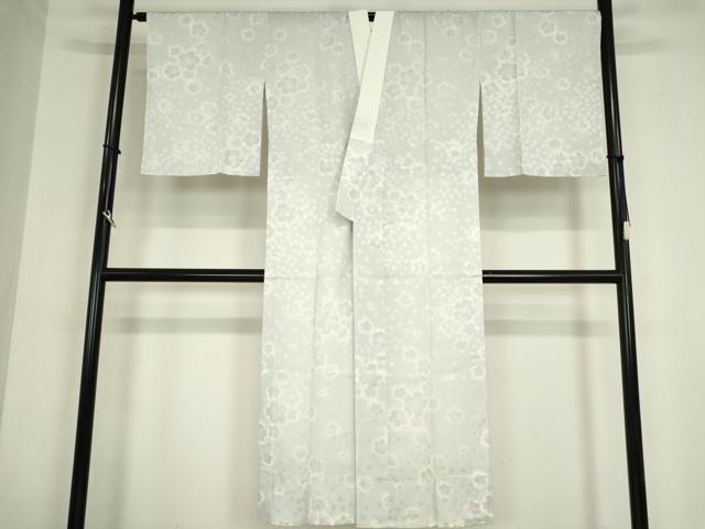 平和屋着物●長襦袢　無双仕立て　舞桜文　暈し染め　やまと誂製　正絹　逸品　DABC3261az