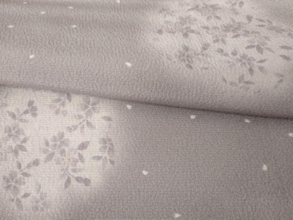 平和屋着物●上質な小紋　桜丸文　暈し染め　正絹　逸品　AABG5383cs