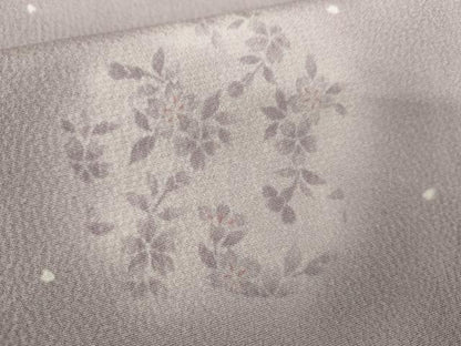 平和屋着物●上質な小紋　桜丸文　暈し染め　正絹　逸品　AABG5383cs