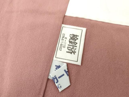 平和屋着物●上質な小紋　桜丸文　暈し染め　正絹　逸品　AABG5383cs