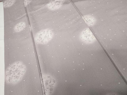平和屋着物●上質な小紋　桜丸文　暈し染め　正絹　逸品　AABG5383cs
