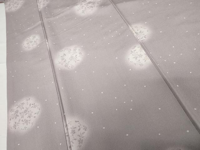 平和屋着物●上質な小紋　桜丸文　暈し染め　正絹　逸品　AABG5383cs
