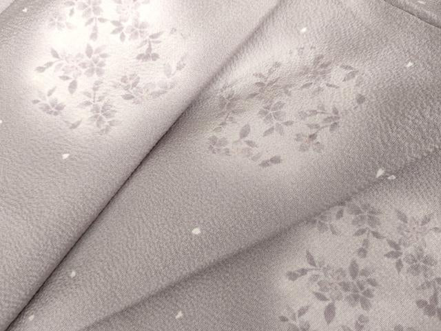 平和屋着物●上質な小紋　桜丸文　暈し染め　正絹　逸品　AABG5383cs