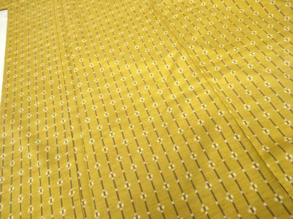 平和屋着物●本場琉球紬　 草木染　手織　縞　大城織物工場謹製　証紙付き　正絹　逸品　未使用　AABG5438cs
