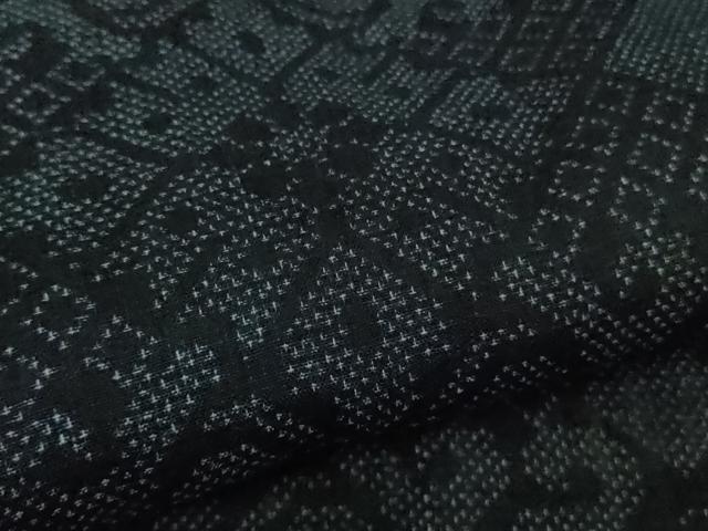 平和屋本店＊極上　夏物　重要無形文化財　本場宮古上布　苧麻　菱文　逸品　DZAA6812kh6