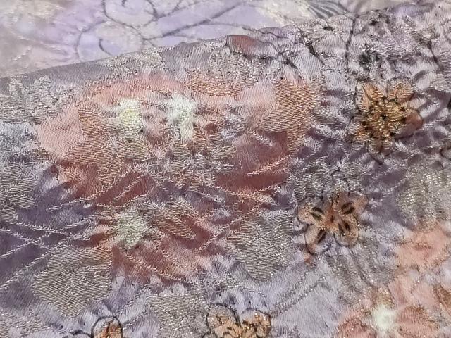 平和屋本店●最高級　初代　久保田一竹　幻の辻が花　訪問着　葵　暈し染め　金通し地　大丸扱い　逸品　DZAA6698kh6