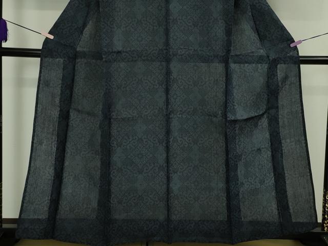 平和屋本店＊極上　夏物　重要無形文化財　本場宮古上布　苧麻　菱文　逸品　DZAA6812kh6