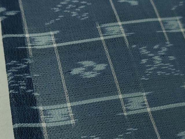 平和屋本店＊極上　夏物　本場琉球絣　夏琉球　反端付き　逸品　未使用　DZAA6622kh6